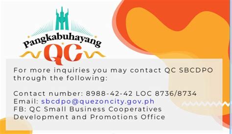 qcidteam@quezoncity.gov.ph|Pangkabuhayang QC .